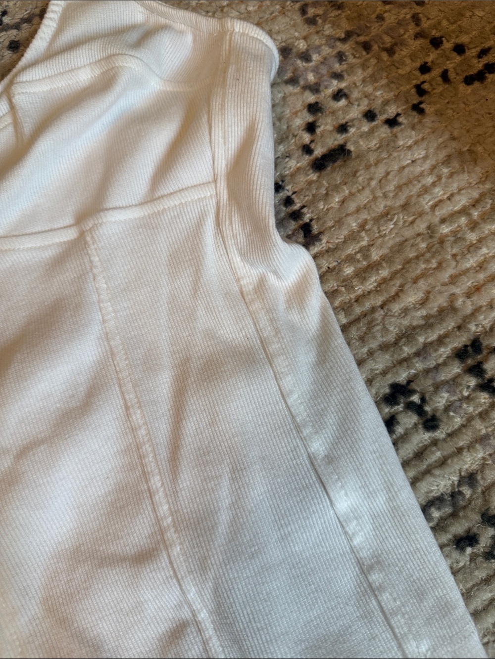 Universal Thread White Ribbed Bust-Seam Cami - Picture 5 of 12